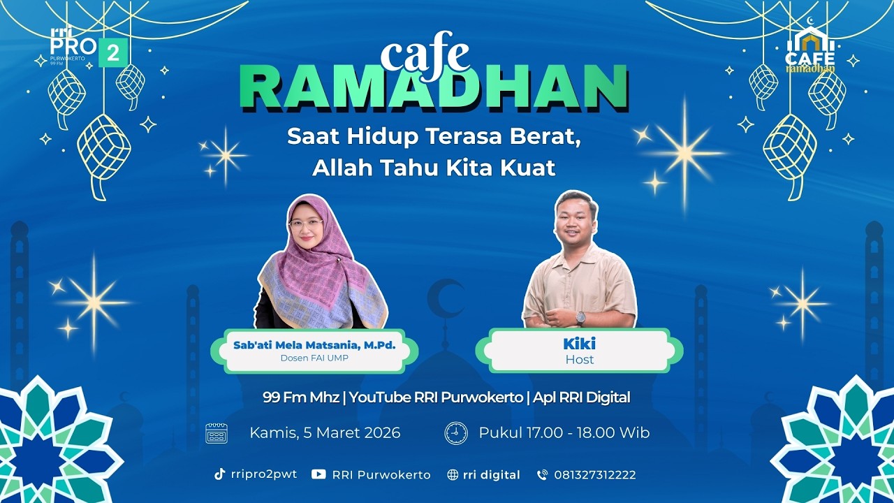 SAAT HIDUP TERASA BERAT, ALLAHTAHU KITA KUAT | CAFE RAMADHAN