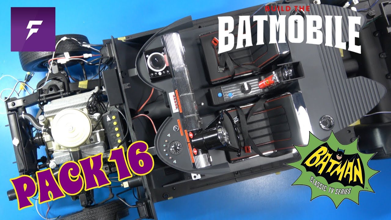 Build the Batmobile - Phases 81, 82, 83, 84, 85, and 86 By FanHome / DeAgostini | ASMR