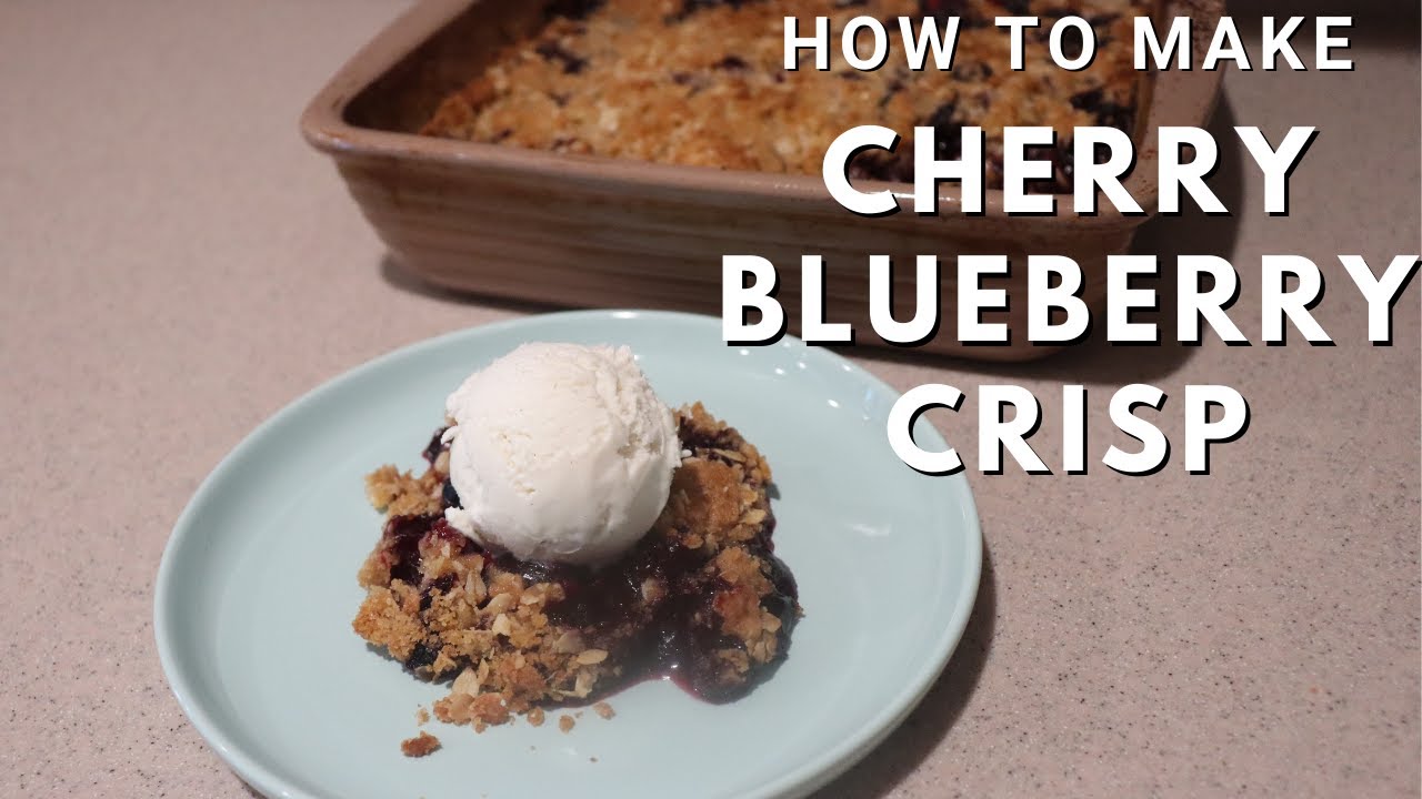 Cherry Blueberry Crisp