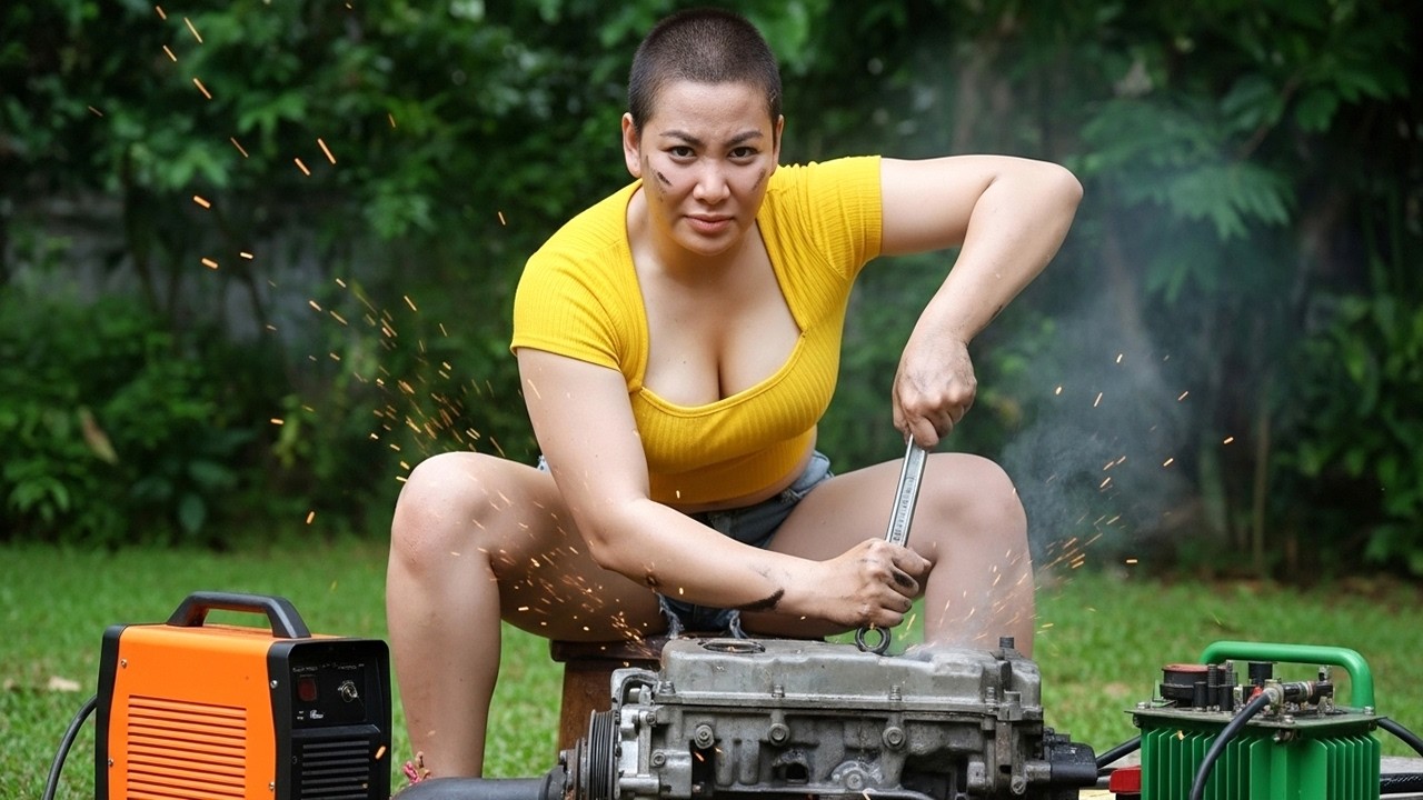 She Bought an Abandoned Truck From a Junkyard – Rear Wheel Drive Repair