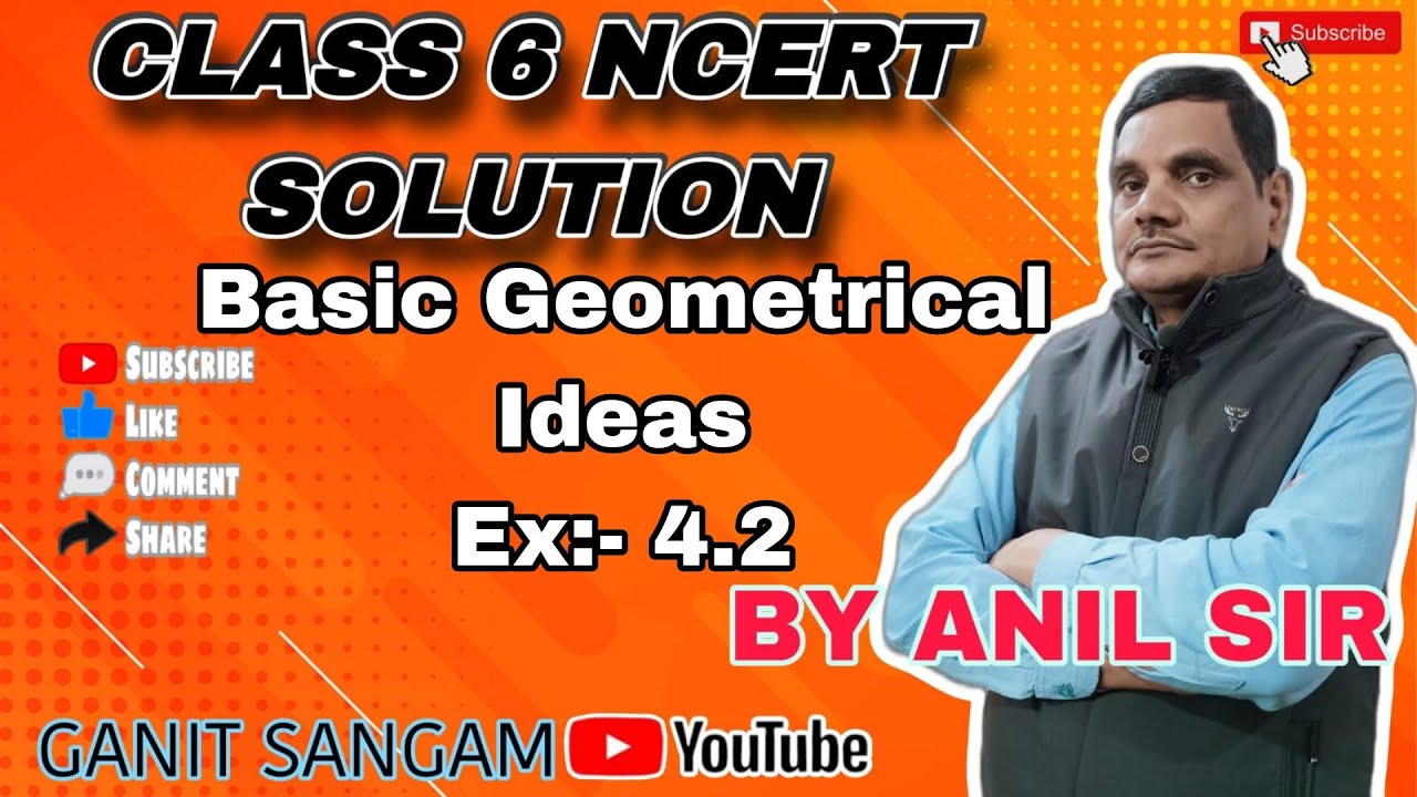 Basic Geometrical Ideas class 6 ncertsolution ex- 4.2 Basic Geometrical Ideas