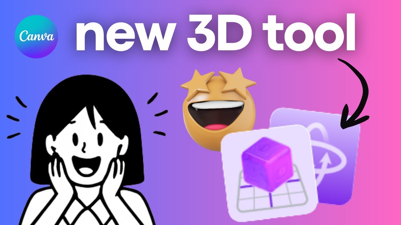 КАК СОЗДАТЬ 3D-Изображения в Canva | НОВАЯ 3D-функция + Учебник по Magic Media (2025)