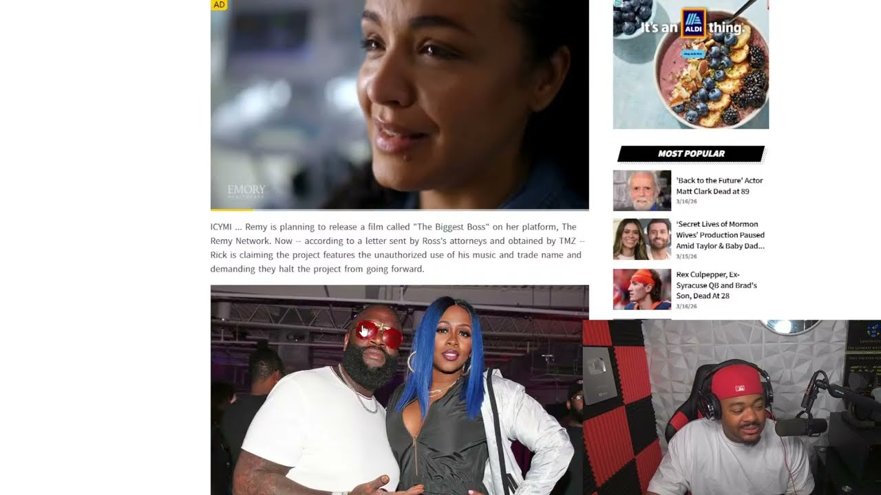 Claressa Shields does Damage control. Remy Ma sent Cease and Dessist by Rick Ross.