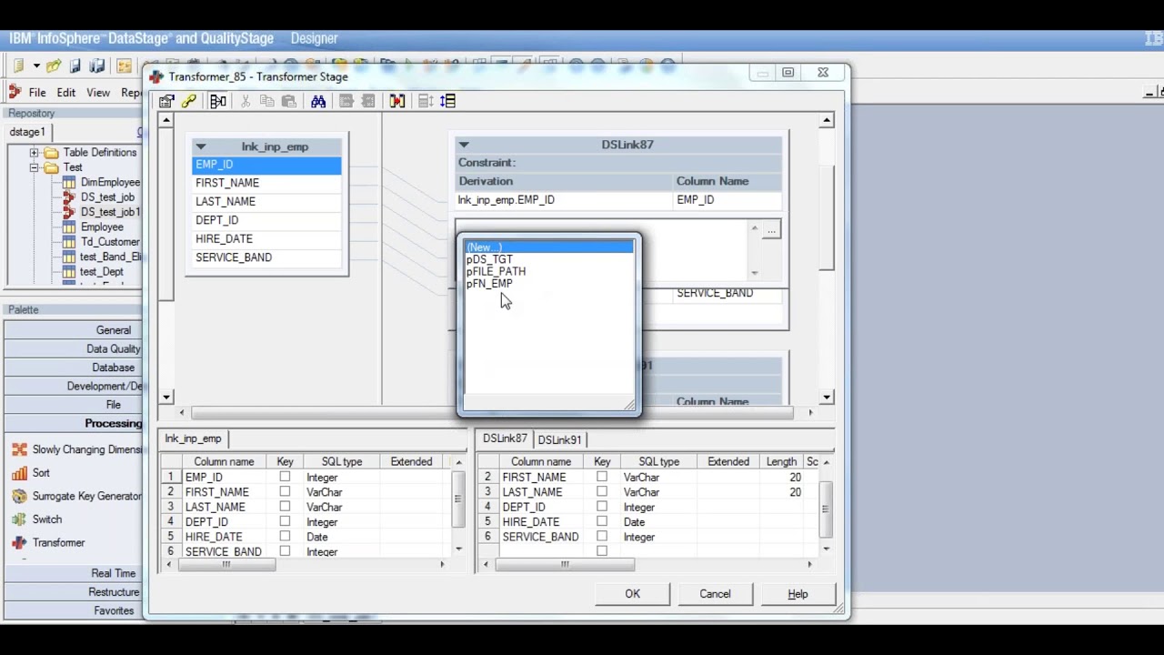 12 - Datastage tutorial - Transformer Stage - Part 1 - Learn at KnowStar !