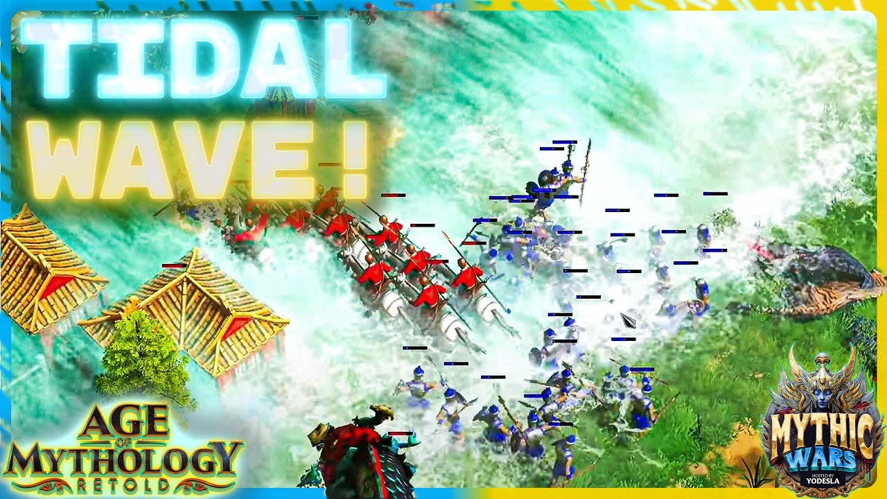 3dBee Vs Jack90. Mythic Wars Group Stage! 10,000$ Age Of Mythology :Retold In 4k!