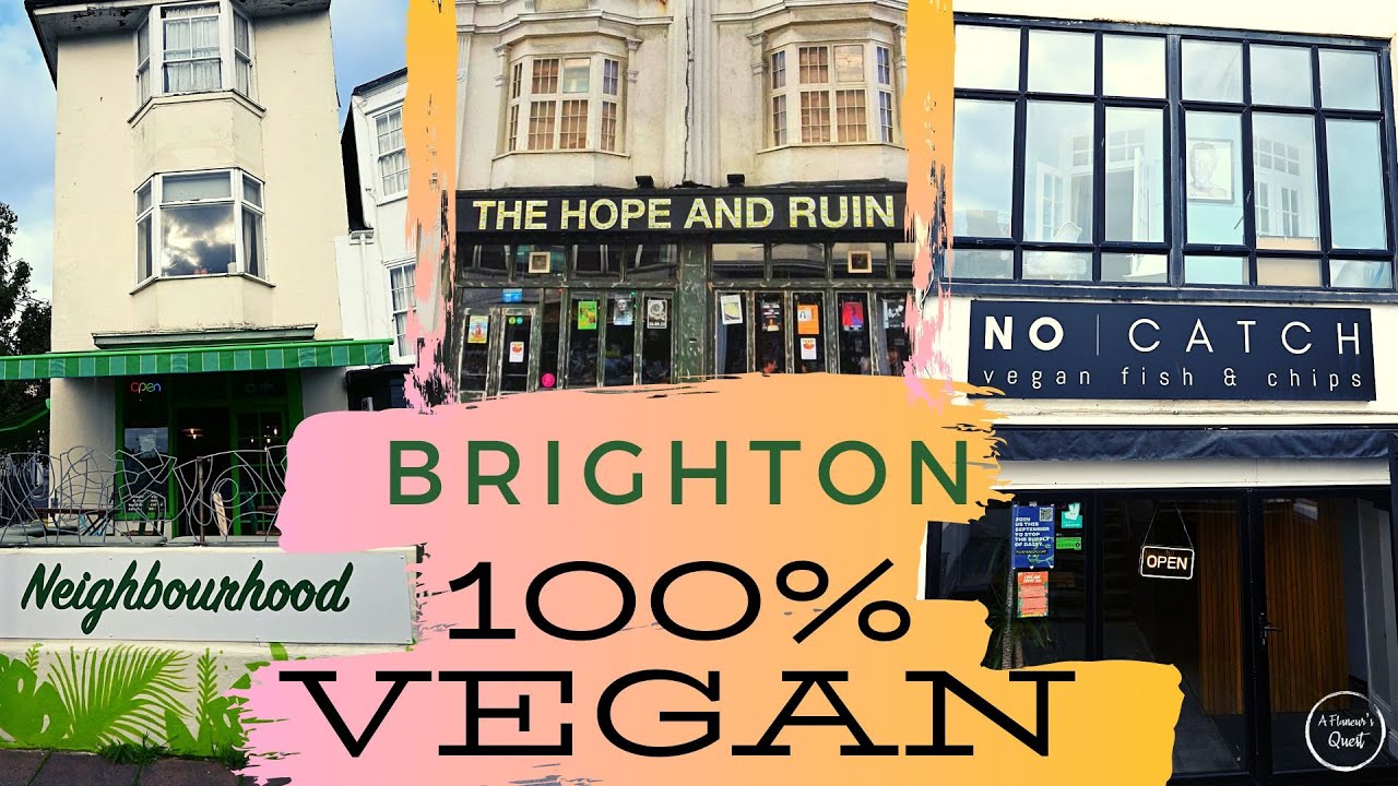 Brighton 100% Vegan Ⓥ | Exploring the Vegan Food Scene of Brighton| Van Life UK