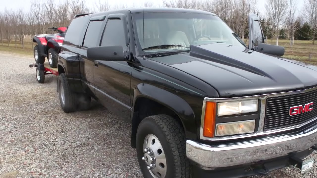 RARE Dually Suburban GMC SLE 2500, Just Like The Truck that was in the Movie Twister!
