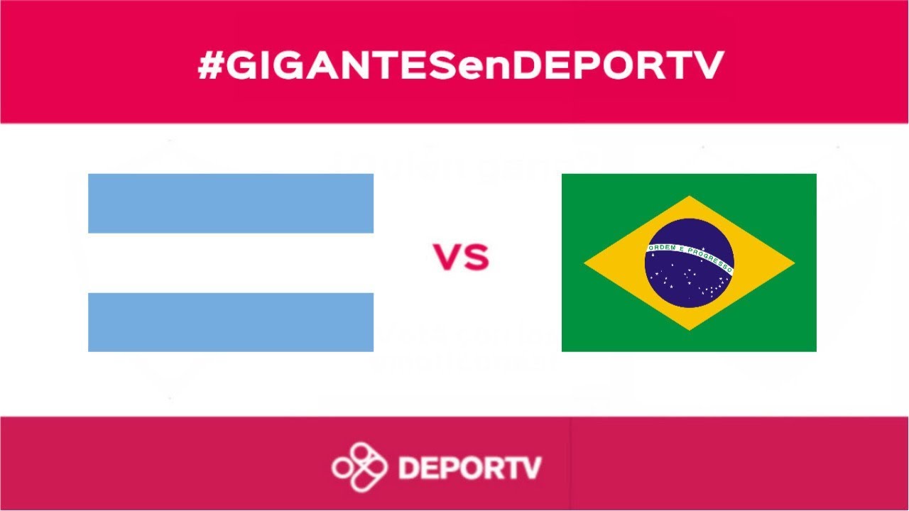 #GIGANTESenDEPORTV - Argentina vs. Brasil - AmeriCup femenina 2017 - Grupo A