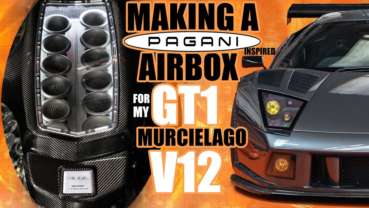Making a Pagani inspired V12 Airbox for my GT1 Murcielago on ITBs