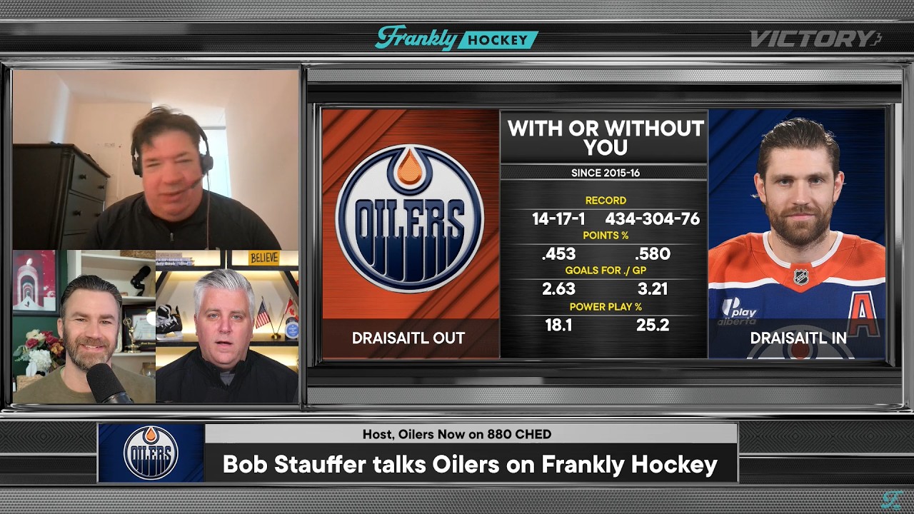 Oilers searching for answers without Leon Draisaitl, featuring Bob Stauffer | Frankly Hockey