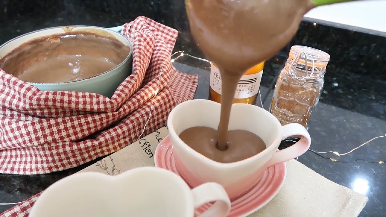 O CHOCOLATE QUENTE MAIS GOSTOSO QUE JÁ FIZ!