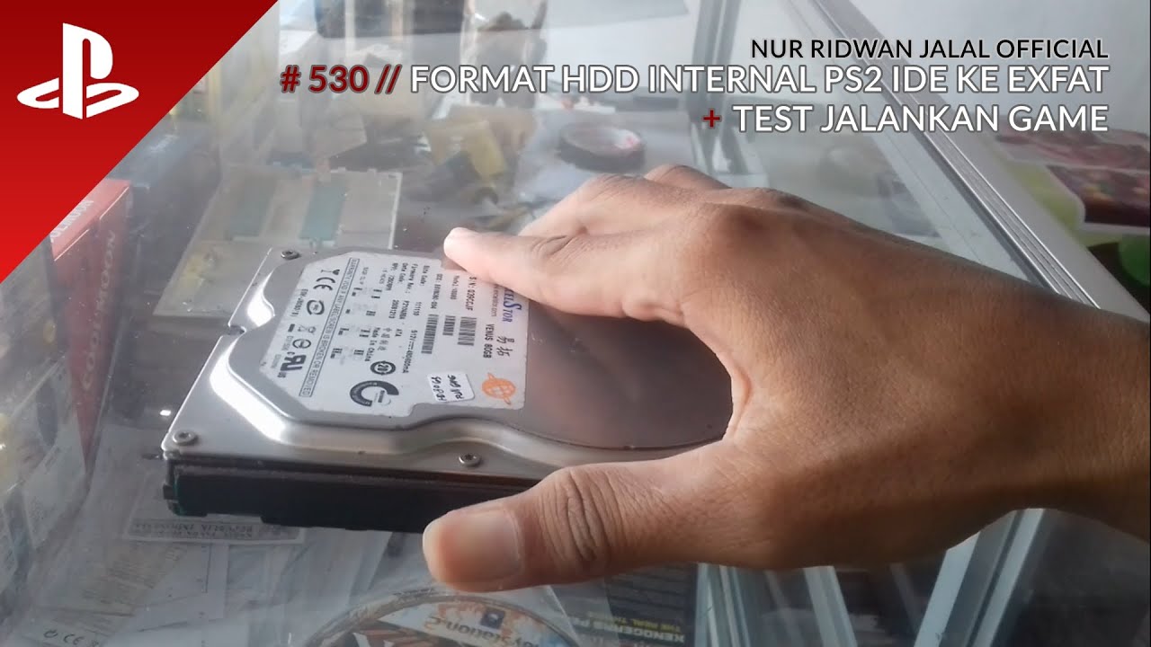 #530 // FORMAT HDD INTERNAL PS2 IDE KE EXFAT + TEST JALANKAN GAME