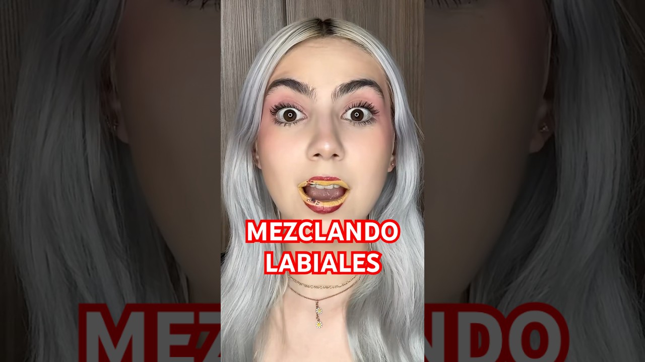 Mezclando labiales😍🇪🇸 #maquillaje