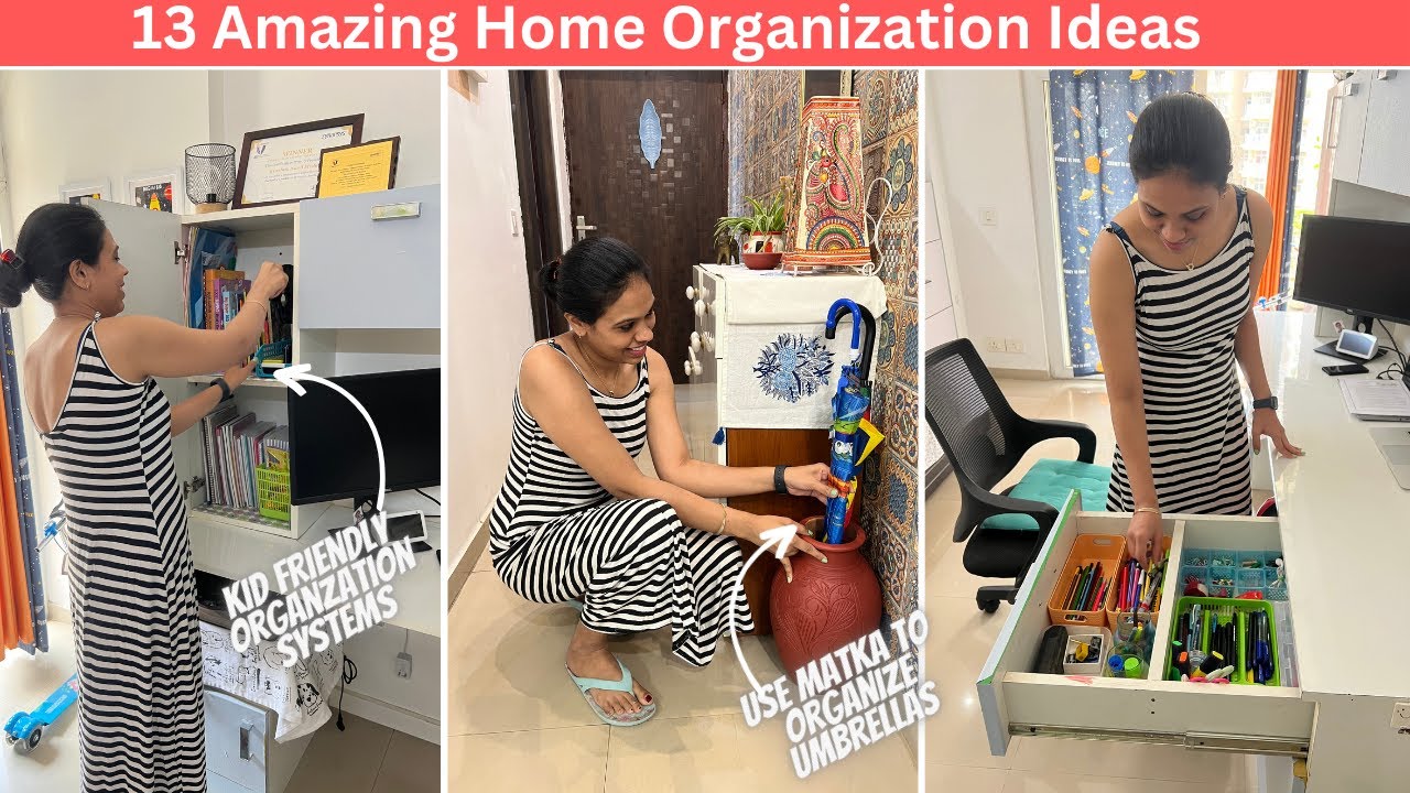 13 Amazing & Genius Home & Kitchen Organization Ideas | Organize your Home for FREE | Organizopedia