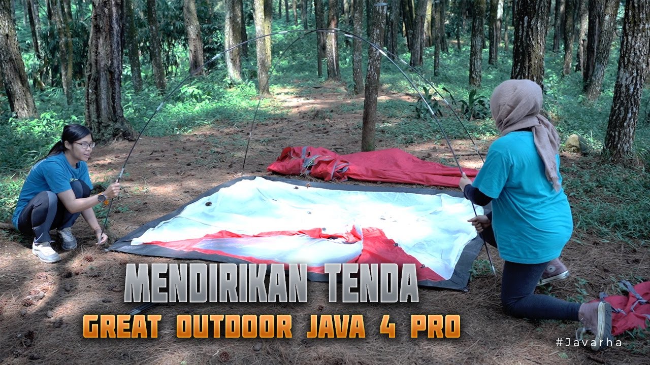 CARA MEMASANG TENDA DOME GREAT OUTDOOR JAVA 4 PRO | SAAT CAMPING DAN NAIK GUNUNG
