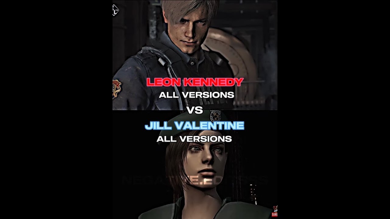 Leon Kennedy (All Versions) vs Jill Valentine (All Versions) | Battle