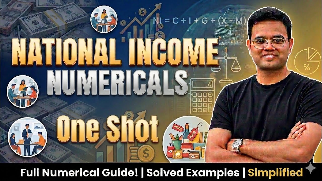 National Income Numerical | One Shot | Easiest Explanation | Chapter 2 | Class 12 | Macro Economics