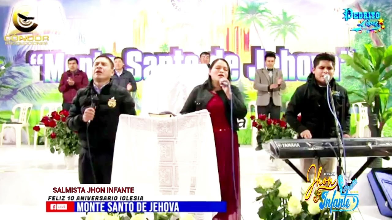 JHON INFANTE - cantando juntos con el Pastor Concepción Ayay -Iglesia Monte Santo de Jehová 