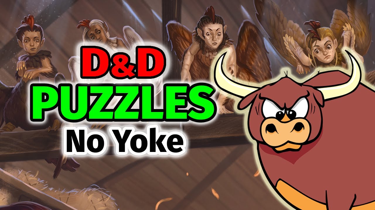 This EASY D&D Lock & Key Puzzle is No Yoke! Beware the Harpies!