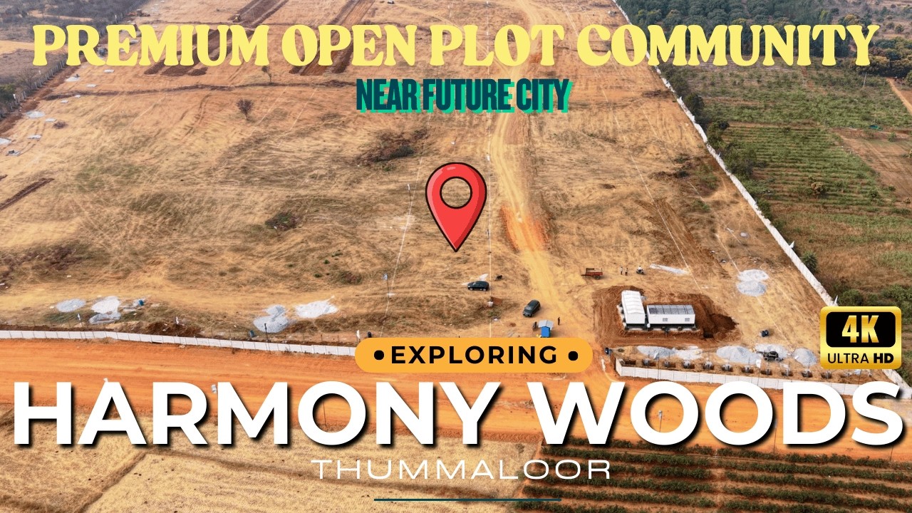 Harmony Woods : Premium Open Plots Community near Future City, Bhuvan Infra || South Hyderabad Plots