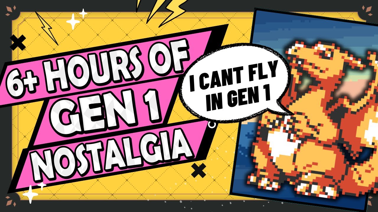 6 Hours of Pokémon Red, Blue & Yellow Nostalgia to Fall Asleep To