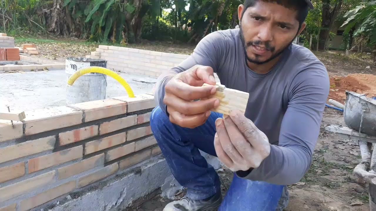 ESSA &Eacute; A MELHOR MANEIRA  DE LEVANTAR PAREDE DE TIJOLINHO