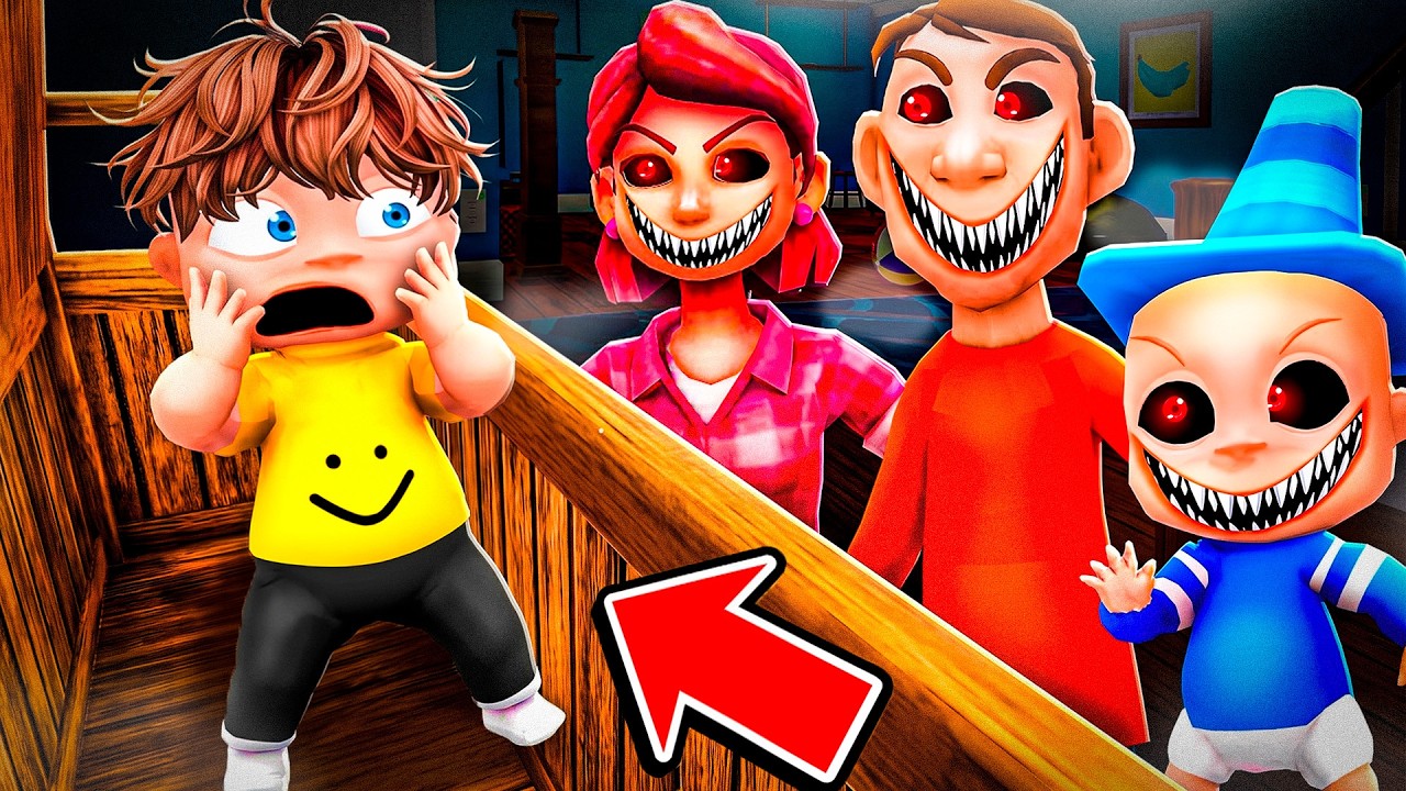 Playing Hide & Seek with my EVIL FAMILY! (Who's Your Daddy)