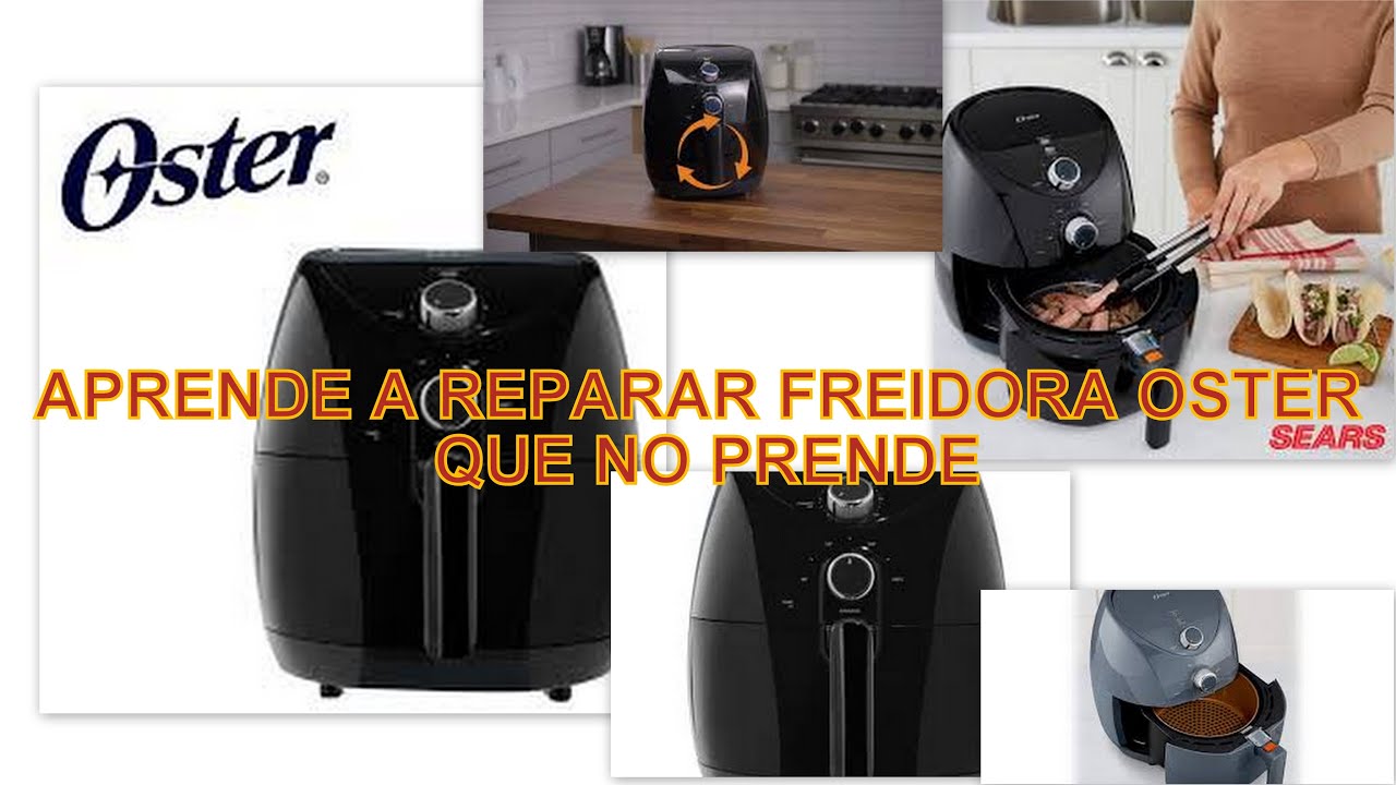 APRENDE A REPARAR  FREIDORA DE AIRE OSTER NO PRENDE. SURGE OTRA FALLA AL FINAL-VENTA DE REPUESTOS.