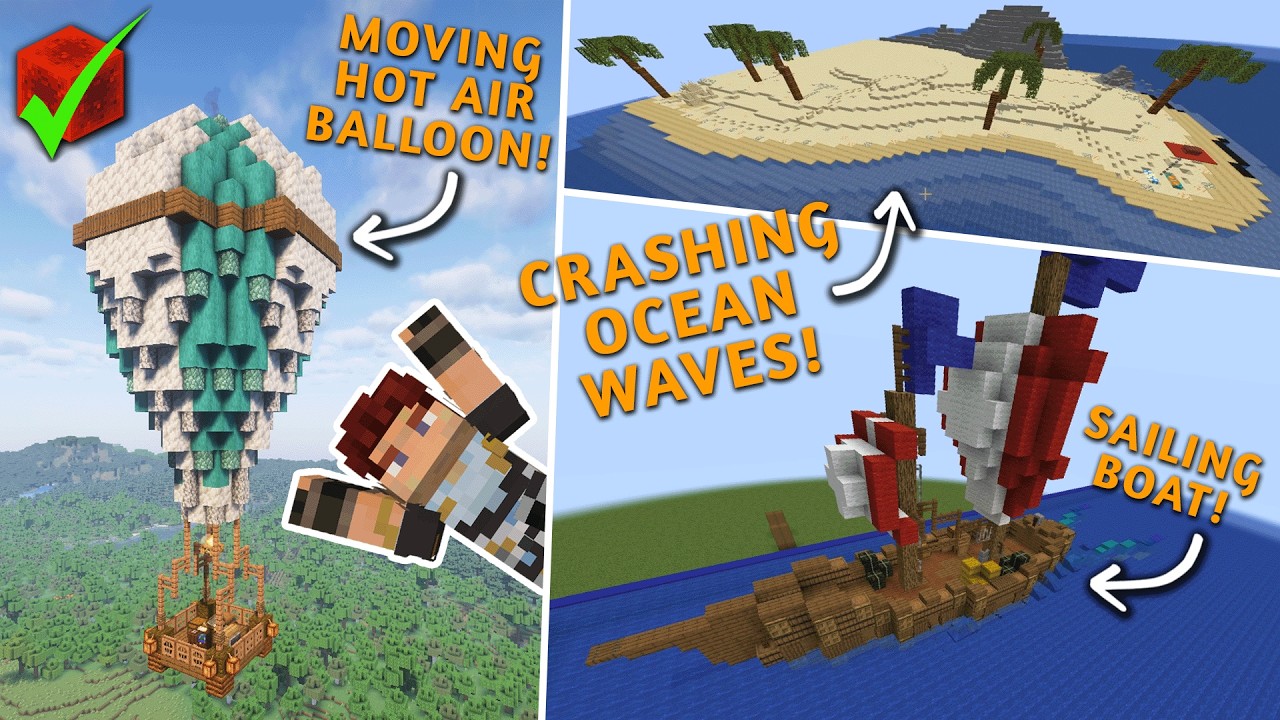 20 НОВЫХ идей анимированных строительных камней Minecraft!