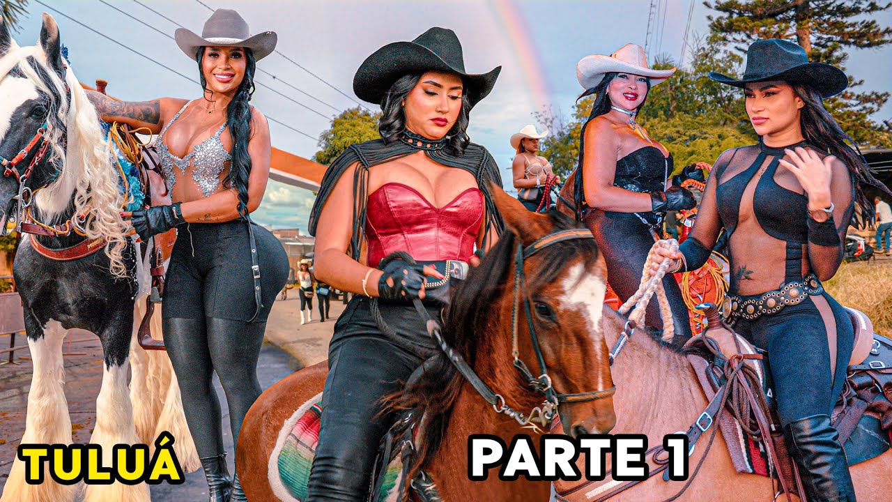 Increíble CABALGATA en la FERIA DE TULUÁ 🎉 COLOMBIA 😍 Hermosas Amazonas a Caballo 🐴