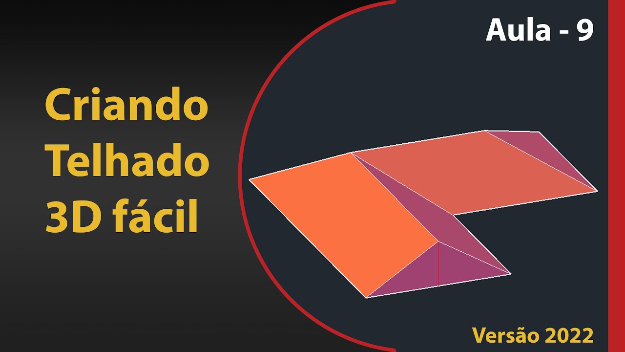 Criando Telhado 3D no AutoCAD