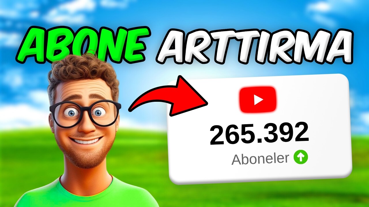 Youtube Abone Hilesi Ücretsiz | Şifresiz Youtube Abone Arttırma ve Kasma 2025