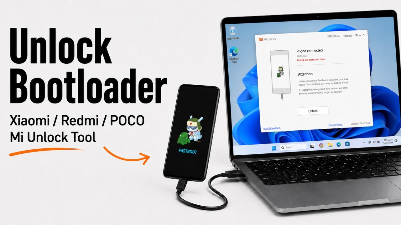🔓 Unlock Bootloader on Any Xiaomi, Redmi or POCO Phone | Mi Unlock Tool