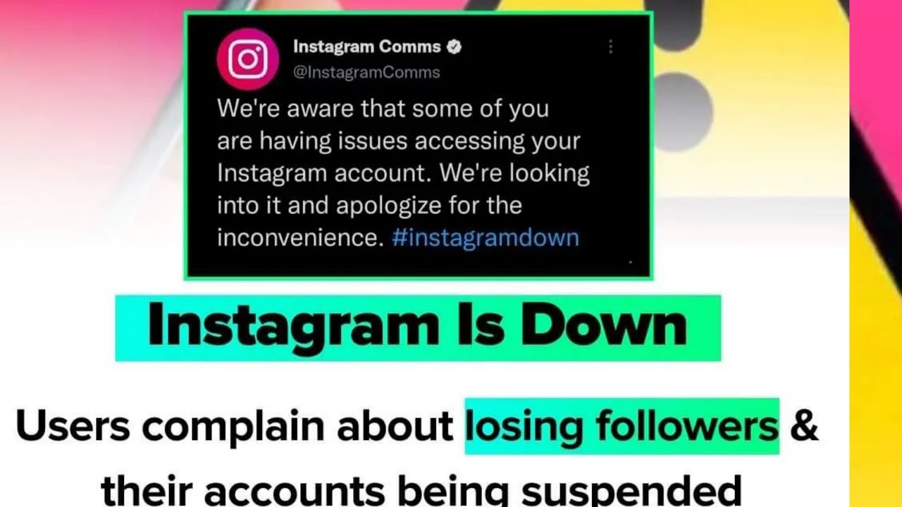 Instagram Down | Instagram server Down | Instagram outage problem | Instagram not working