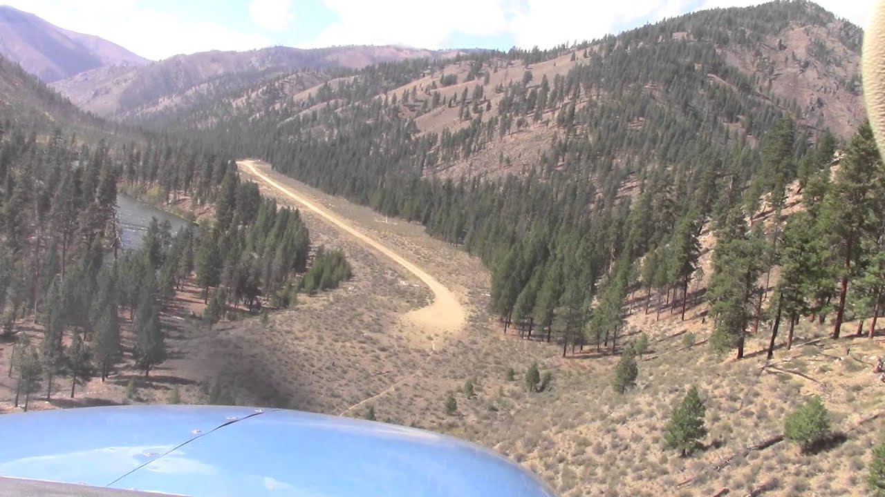 Idaho Backcountry Flying; Indian Creek Landing, Bob and Neil; Cessna Turbo 206; USFS airport
