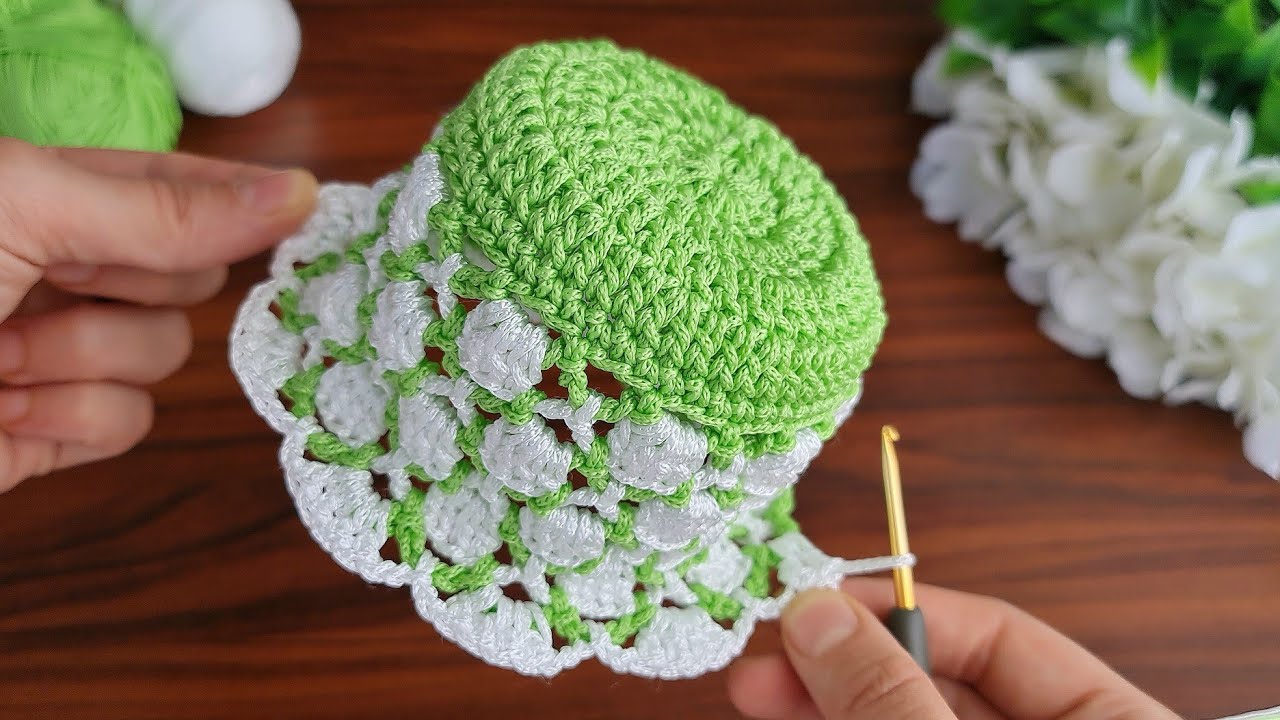 SUPER BEAUTIFUL😉MUY BONİTO ✔ Super easy very useful crochet decorative basket making..