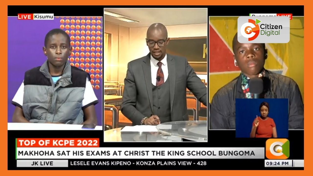 One on One with KCPE top students, Robinson Makokha and Lewis Otieno