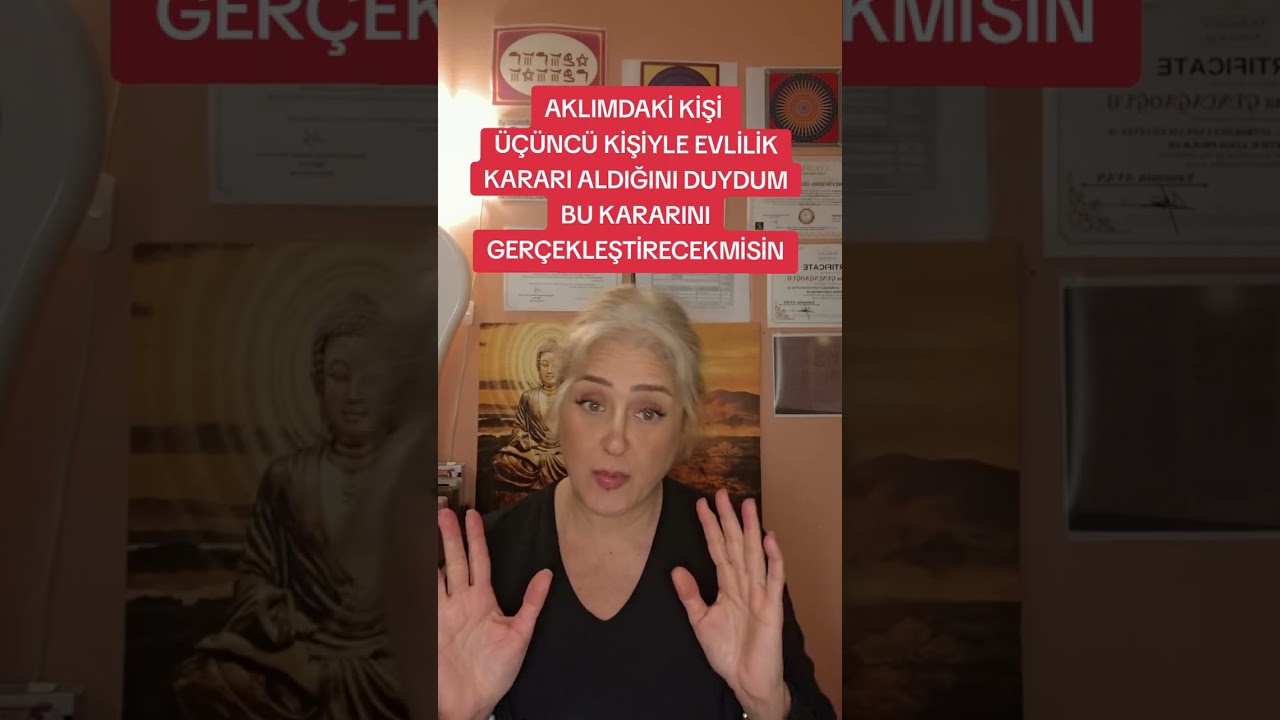 AKLIMDAKİ KİŞİ ÜÇÜNCÜ KİŞİYLE EVLİLİK KARARI ALDIĞINI DUYDUM BU KARARINI GERÇEKLEŞTİRECEKMİSİN