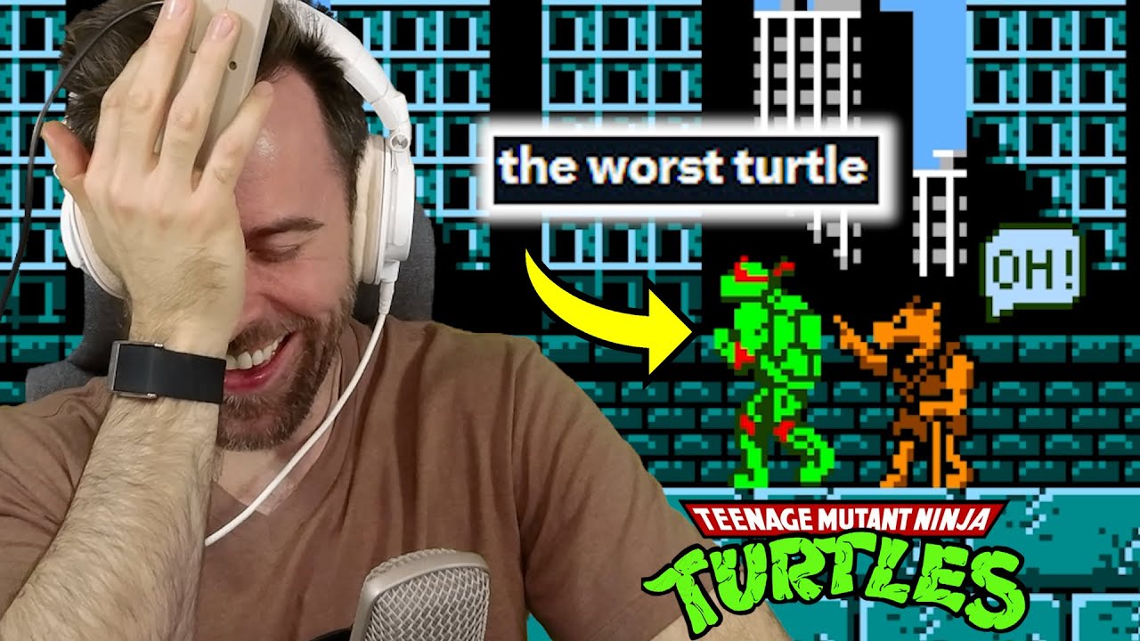 Can I Beat TMNT on NES Using Only The WORST Turtle?