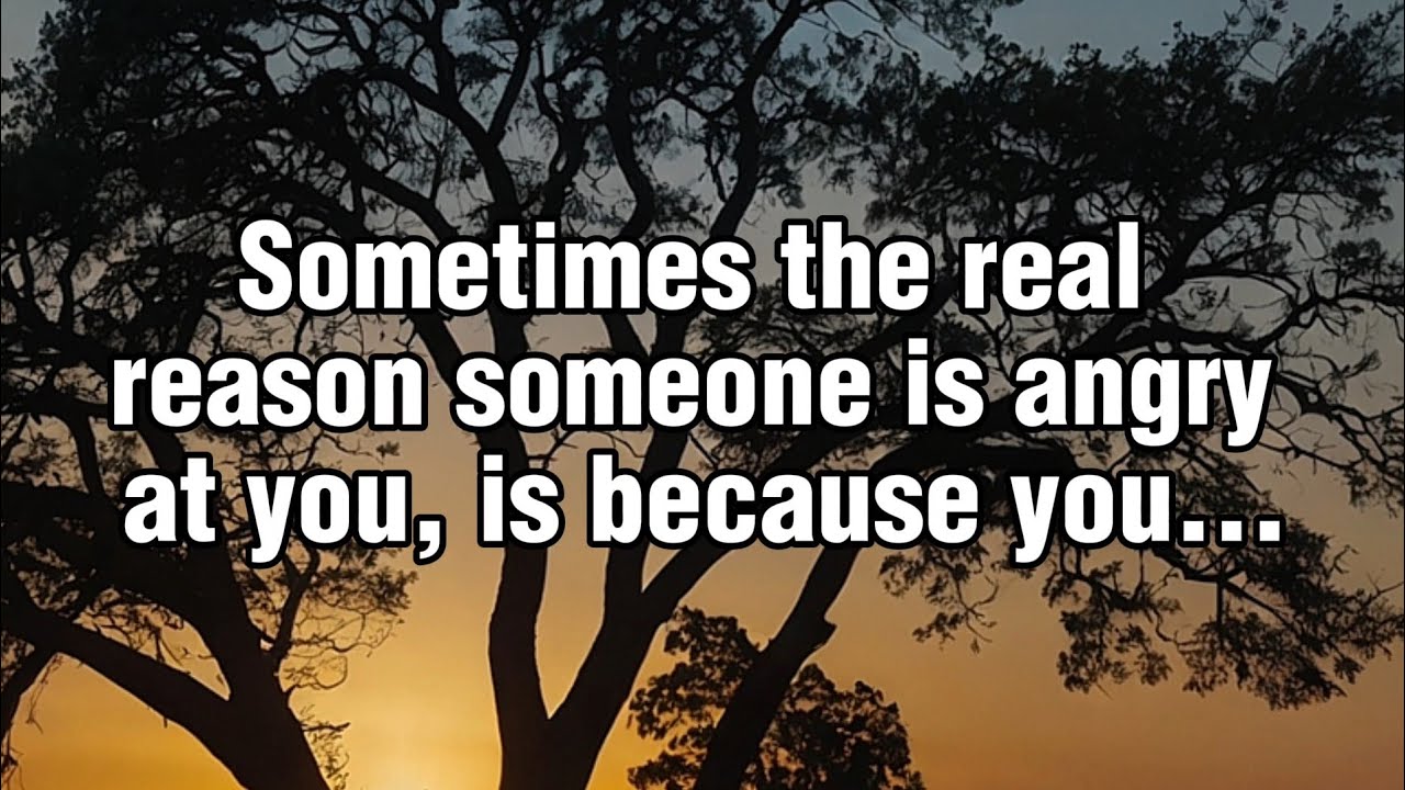 Sometimes The Real Reason Someone is Angry at You, is Because You...| Psychological Facts 
