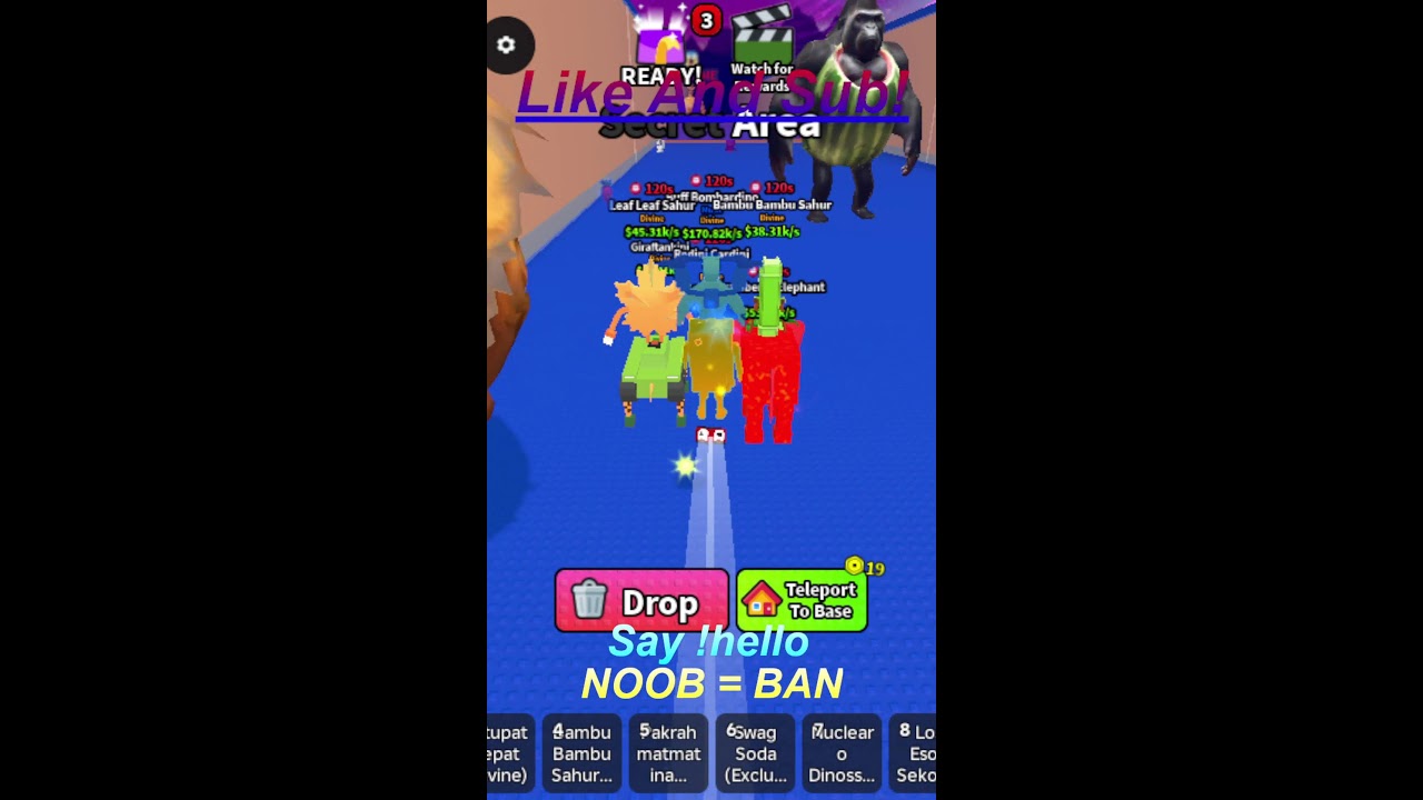 Escape Guards to Steal Brainrots 7 #roblox #shorts