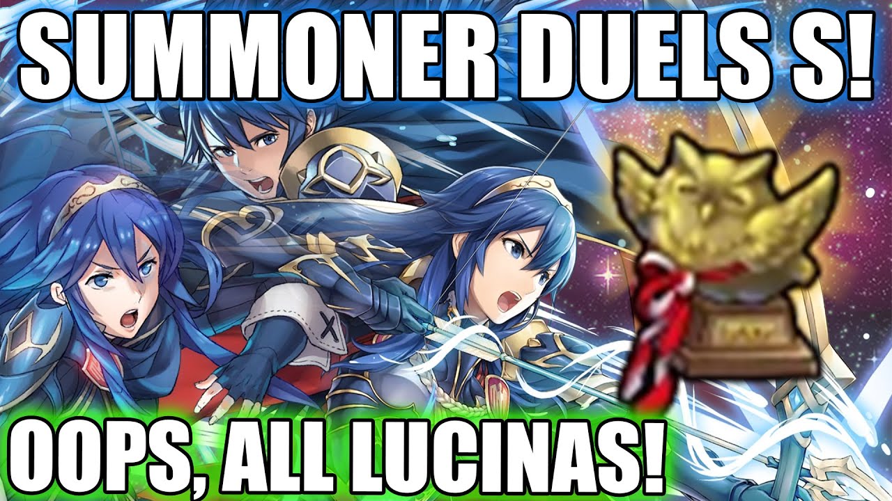 OOPS, ALL LUCINAS... TO RANK 1! Summoner Duels S Stream! | Fire Emblem Heroes [FEH]