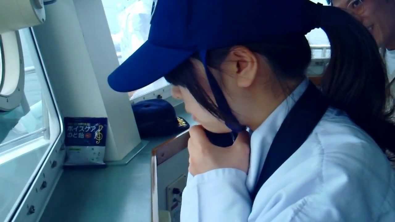 練習船　広島丸　航海実習風景