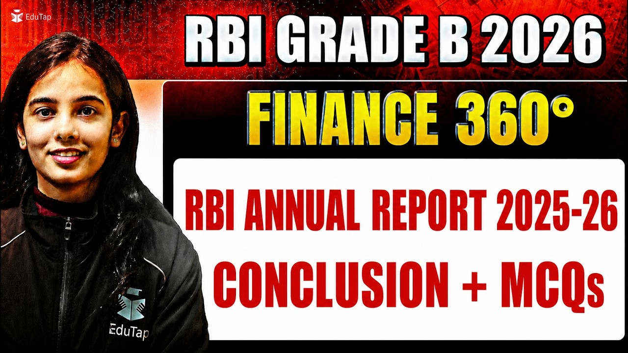 RBI Annual Report 2025-26 MCQs | Current Affairs For RBI Grade B 2026 Preparation