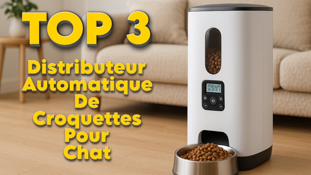 TOP 3 : Meilleur Distributeur Automatique De Croquettes Pour Chat 2025