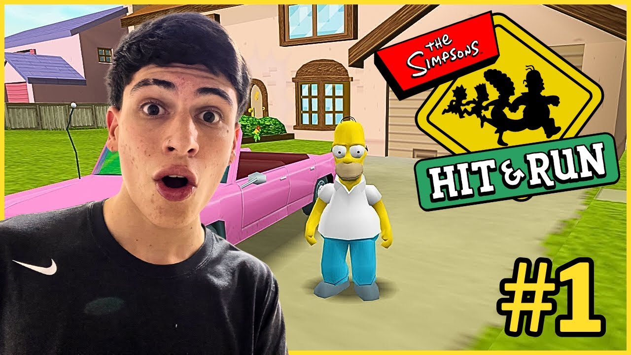 MI PRIMERA VEZ JUGANDO SIMPSONS HIT & RUN 😁 - CAPITULO 1: HOMERO 🍩