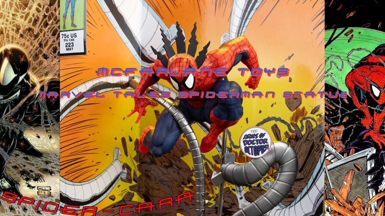 Mcfarlane toys marvel tales spiderman statue review 
