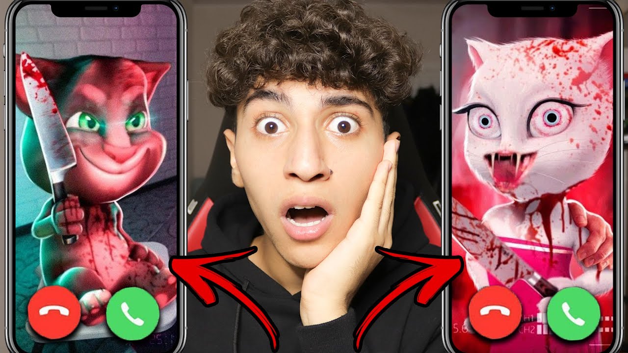 НЕ ИГРАЙТЕ МОЮ ГОВОРЮЩУЮ ТОМ И МОЮ ГОВОРЮЩУЮ АНЖЕЛУ ОДНОВРЕМЕННО В 3 НОЧИ! (СЛОМАННЫЙ)