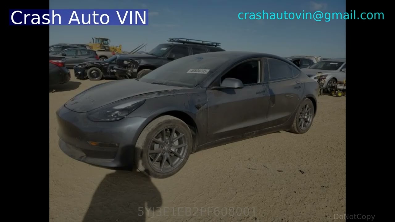 5YJ3E1EB2PF608001 Tesla 2023 MODEL 3