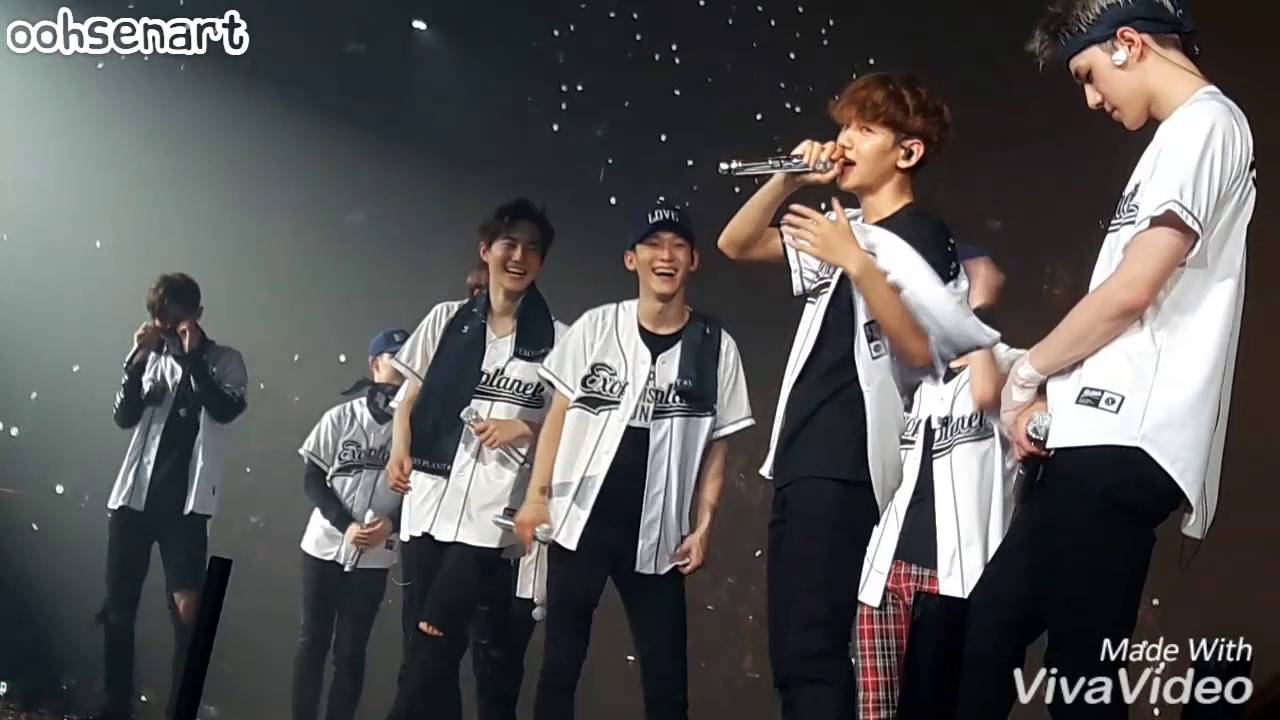 160911 Xiumin, Baekhyun Ending Ment(แบคฮยอนกับเพลงผมรักคุณ) - EXOrDIUMinBKK
